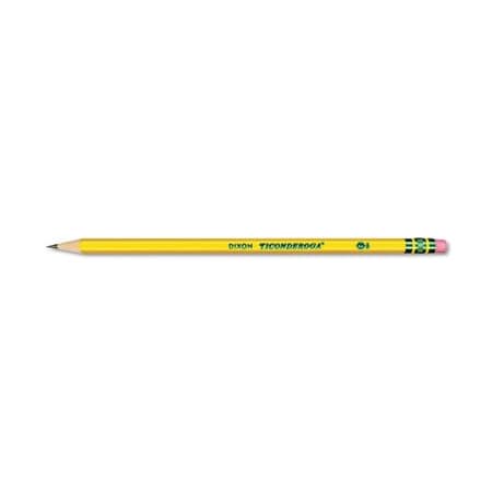 Dixon Ticonderoga Ticondroga, PENCILS, HB #2, BLACK LEAD, YELLOW BARREL, 96PK 13872